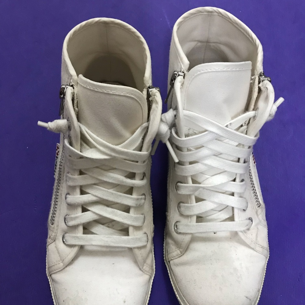 Victorias secret Superga  white high top